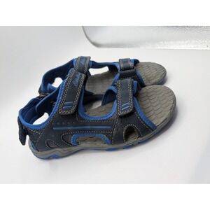 Eddie Bauer Kids Boys Navy Blue‎ Gray Sport Sandals Hook and Loop Size [SIZE]